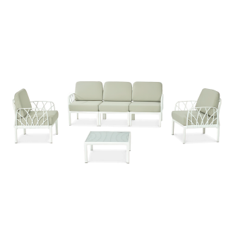 Novussi modulárny záhradný set GARDA 3 White