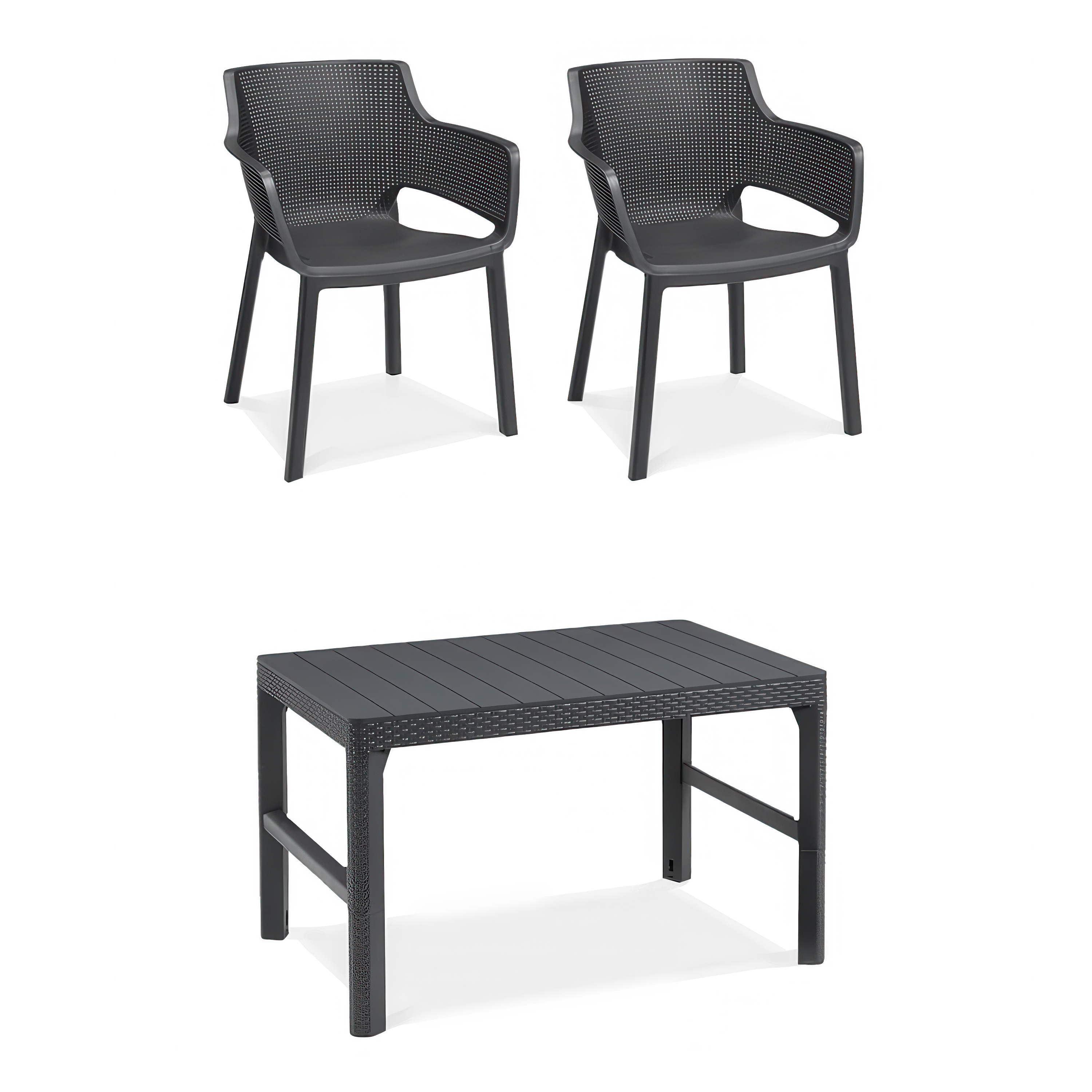 Balkónový nábytok ELISA/LYON Graphite 2+1