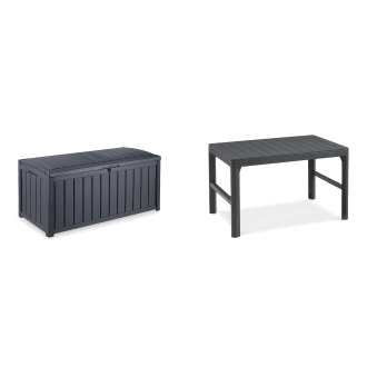 Balkónová súprava GLENWOOD BOX/LYON Graphite