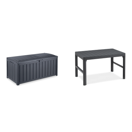 Balkónová súprava GLENWOOD BOX/LYON Graphite