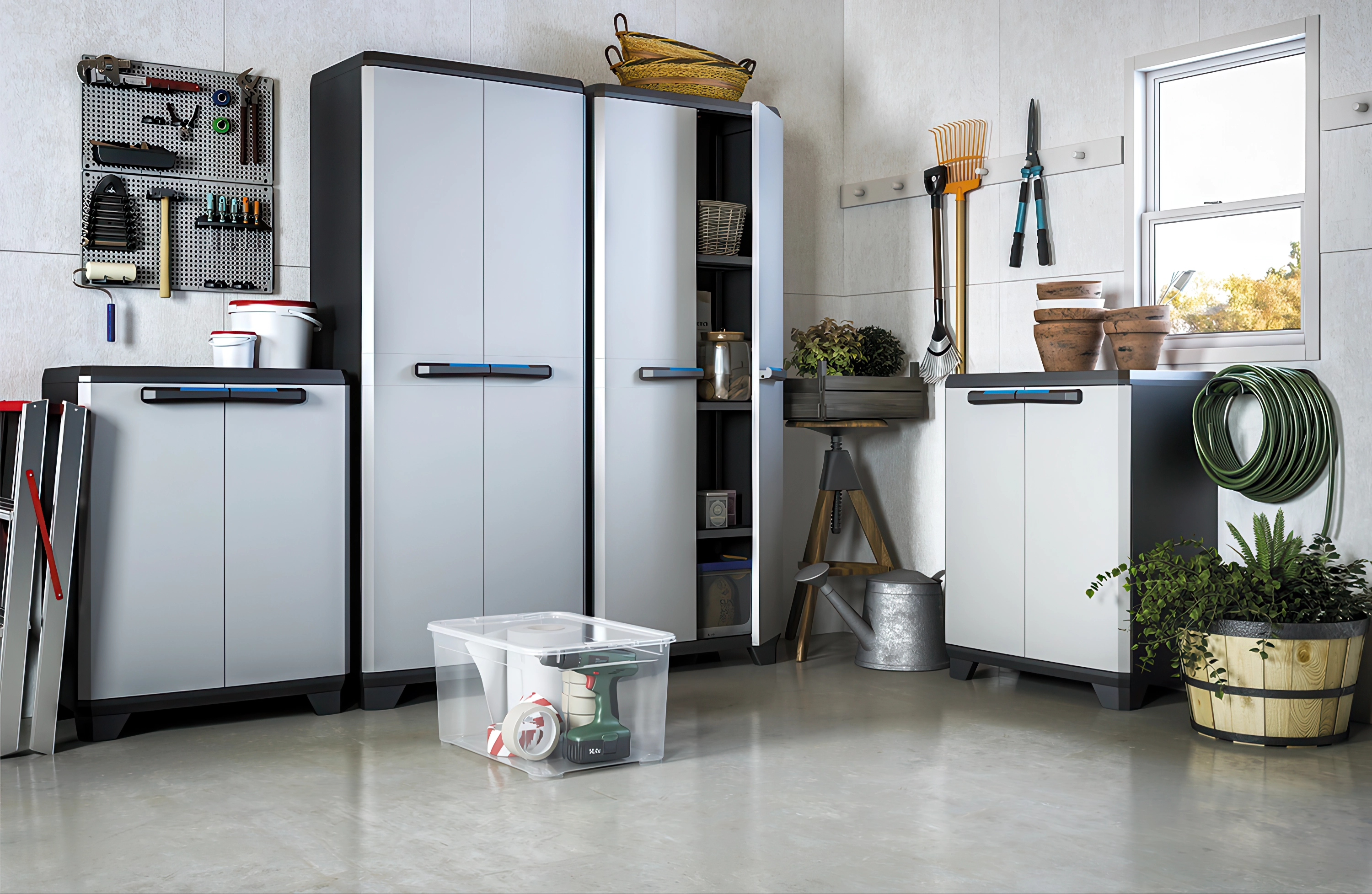 KETER/KIS LINEAR SET Sada garážových skríň