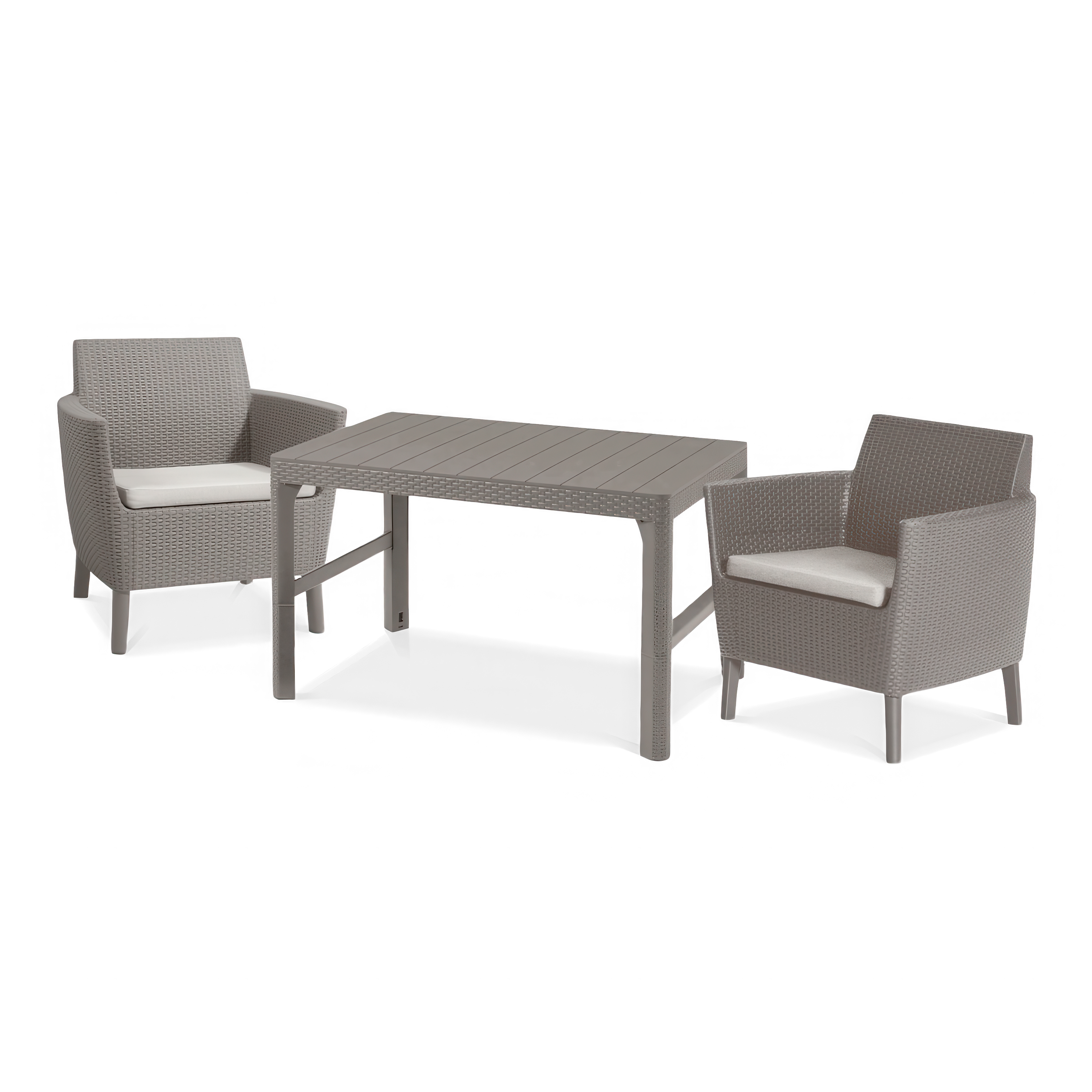 Balkónový nábytok SALEMO DUO/LYON Cappuccino