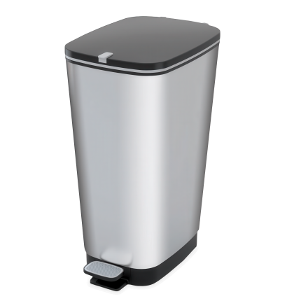 Odpadkový kôš s pedálom 45 l Oceľ - KETER