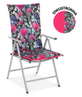 Obojstranný vankúš na ležadlo Sweet Rapsberry, 116x51cm - MOODME