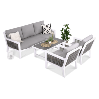 Súprava terasového nábytku OLYMPIA Caffe White - FURRORE