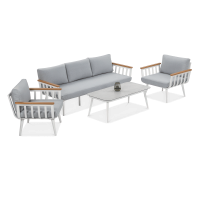 Nábytok na terasu STELLA Caffe White - FURRORE