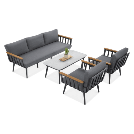 Balkónový nábytok STELLA Caffe Grey - FURRORE