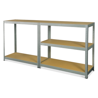 BEST GALVA 5-policový kovový regál 175kg/policu - METALKAS