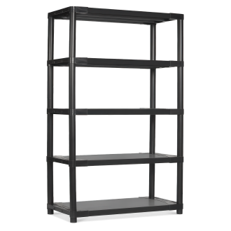 Plastový regál Basic Plast 100 185x100x40cm (60kg/polička) - METALKAS