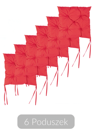 Sada 6ks vankúšov na stoličky Watermelon Sugar 40x40cm - MOODME