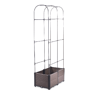 Vyvýšený záhon s oporou Cultivo GROW ROUND SET 180 cm