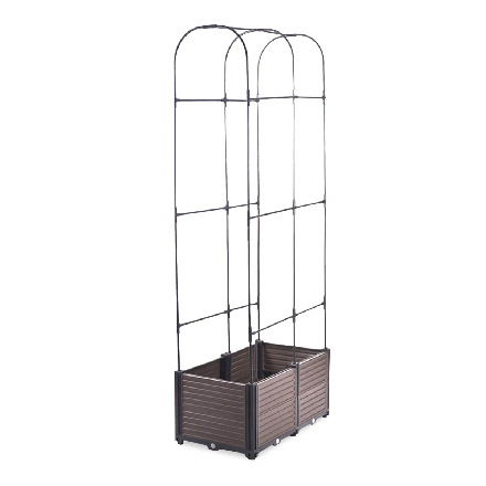 Vyvýšený záhon s oporou Cultivo GROW ROUND SET 180 cm