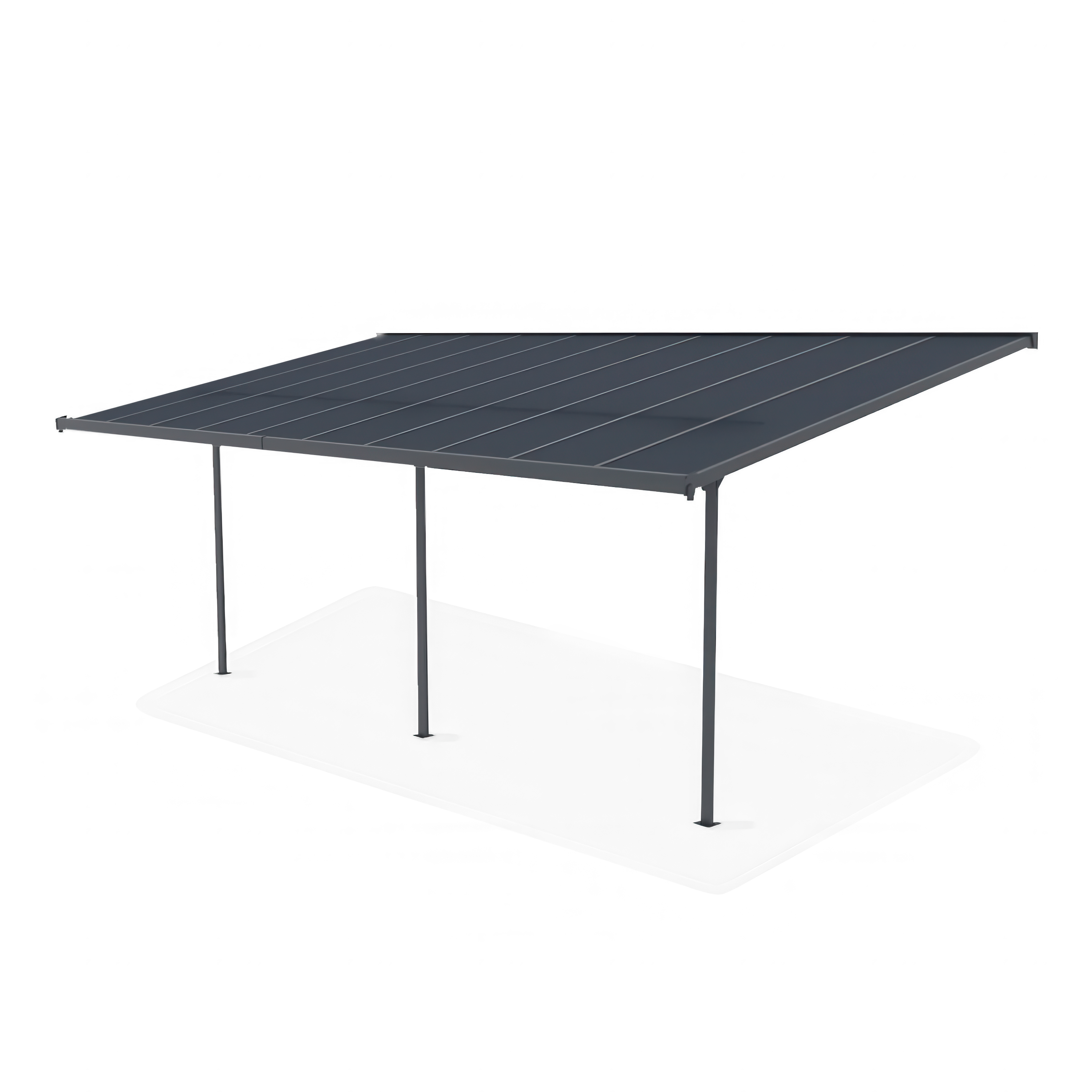 Terasový prístrešok ATLANTA 6x3m Cold Grey - HARDMAISTER