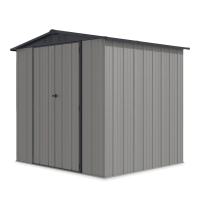 Záhradný domček na náradie RICHMOND 228x202cm Sivý + lampa - HARDMAISTER