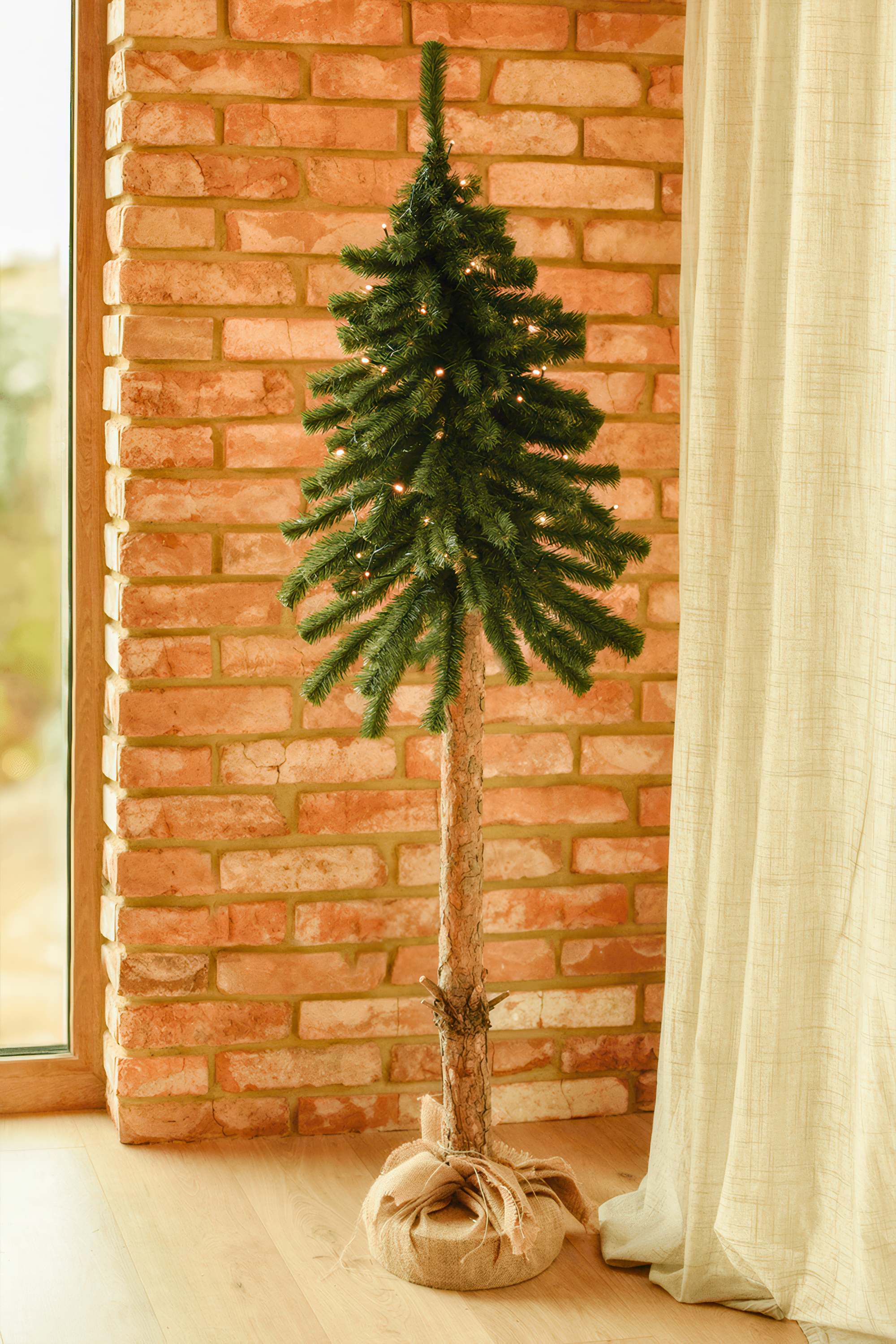 Vianočný stromček s kmeňom ZEFIR H.180cm, prírodný - MOODME