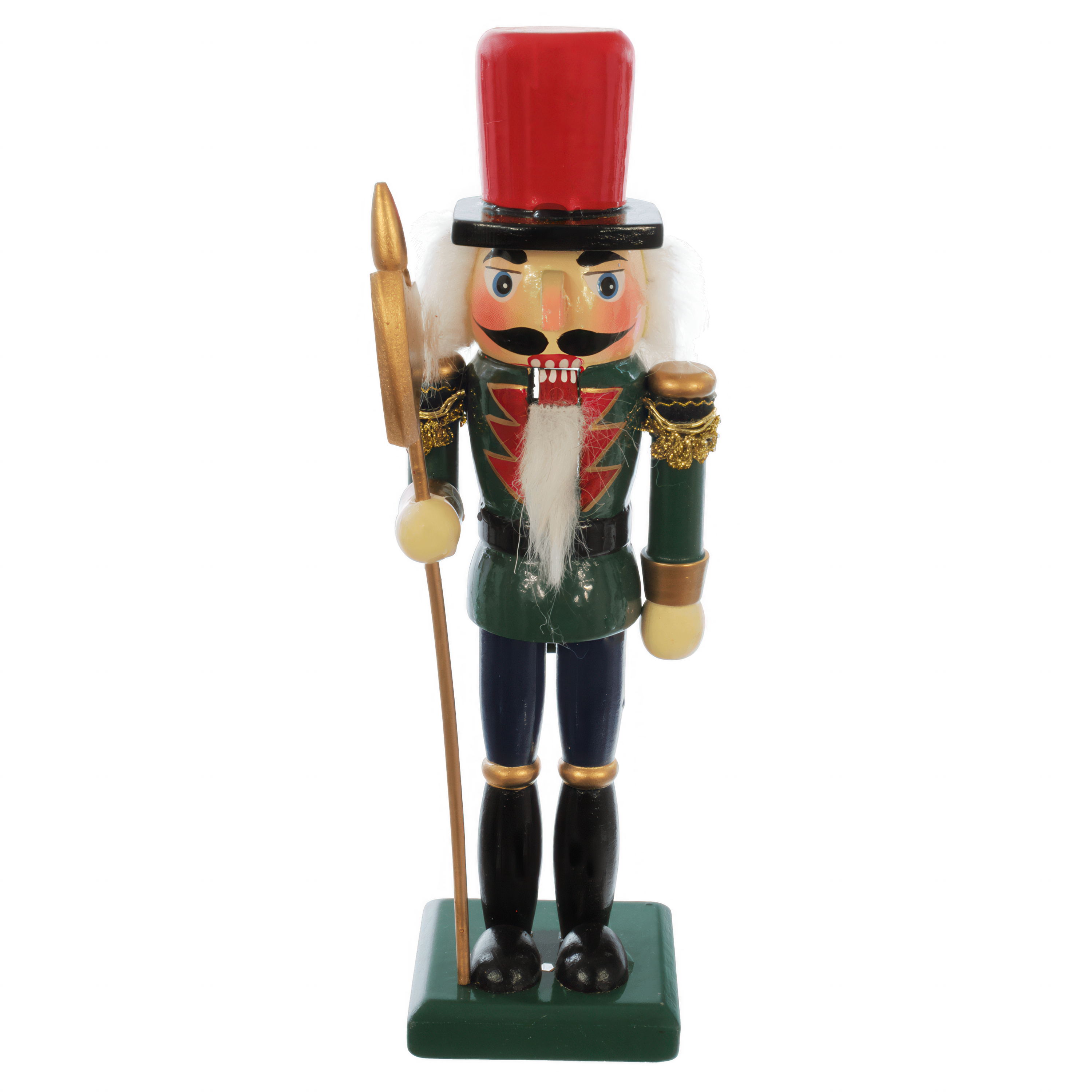 Luskáčik, zelená figúrka, zelená 21cm