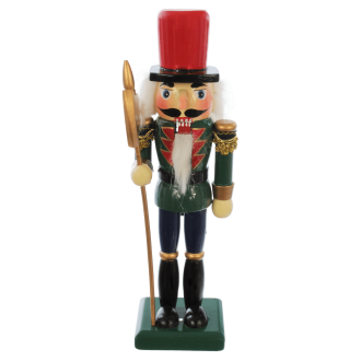 Luskáčik, zelená figúrka, zelená 21cm