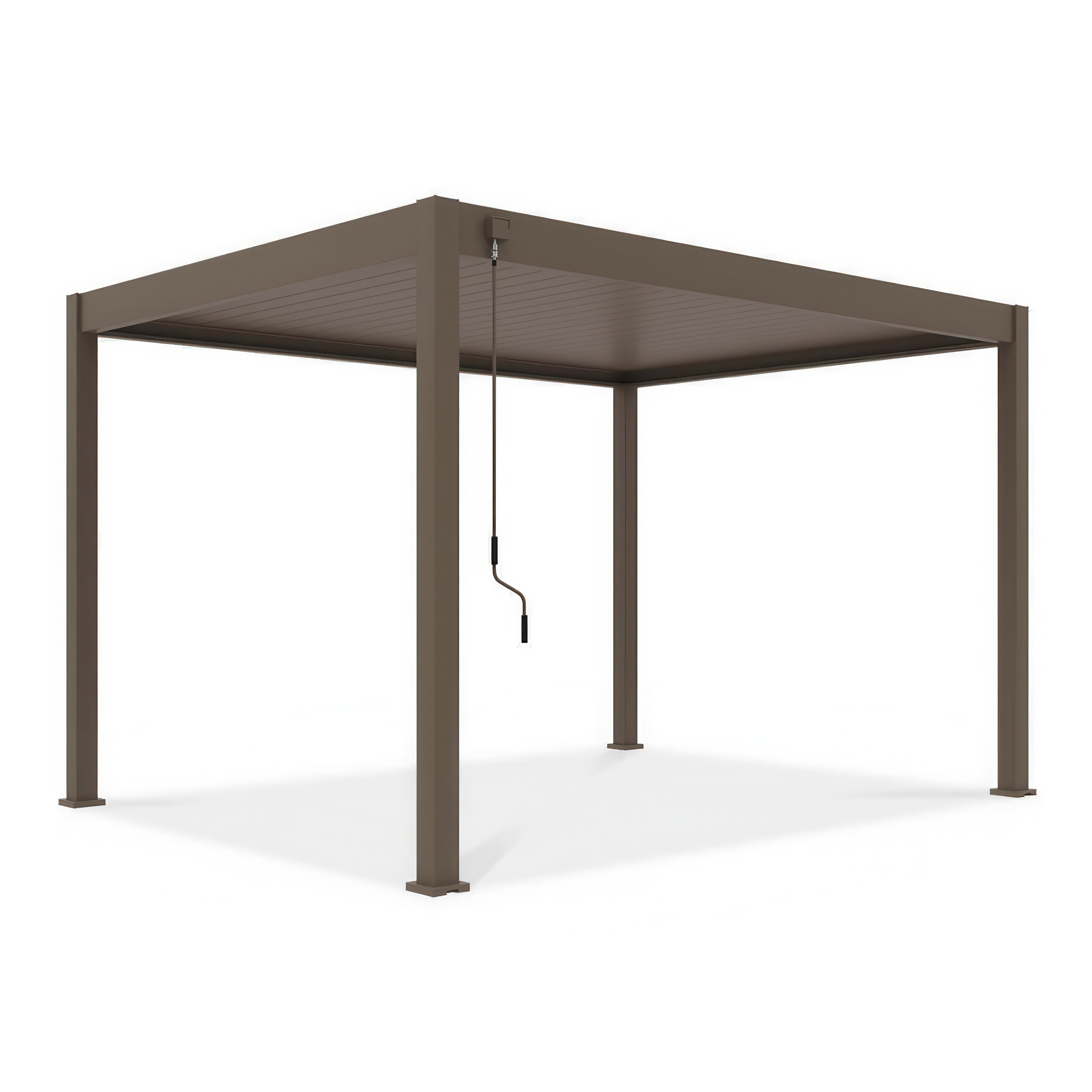 Záhradná pergola na terasu ELEGANCE 3x4 Taupe - Gutroof