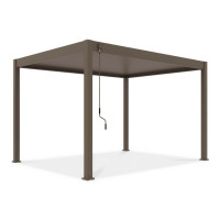 Záhradná pergola na terasu ELEGANCE 3x4 Taupe - Gutroof