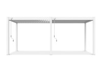 Hliníková pergola Gutroof ELEGANCE 3x6 m biela
