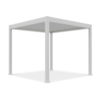 Automatická terasová pergola s osvetlením ELEGANCE AUTOMATIC 3x3 biela - Gutroof