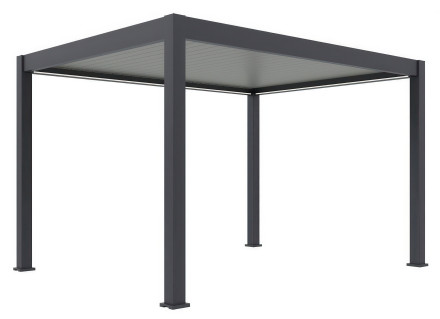 ELEGANCE AUTOMATIC 3x4 automatická pergola s LED osvetlením antracit/svetlosivá - Gutroof
