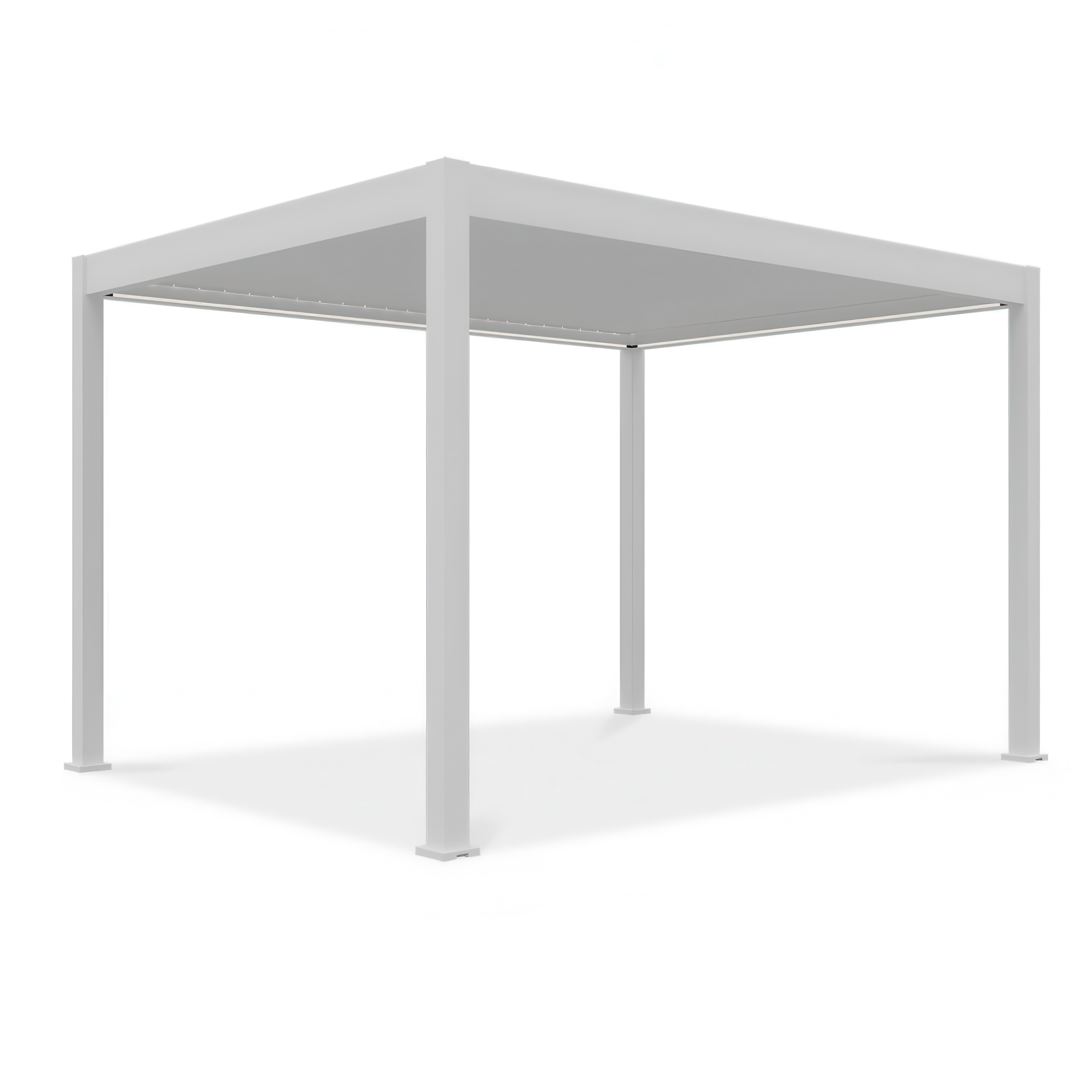 ELEGANCE AUTOMATIC 3x4 automatická pergola s LED osvetlením Biela - Gutroof