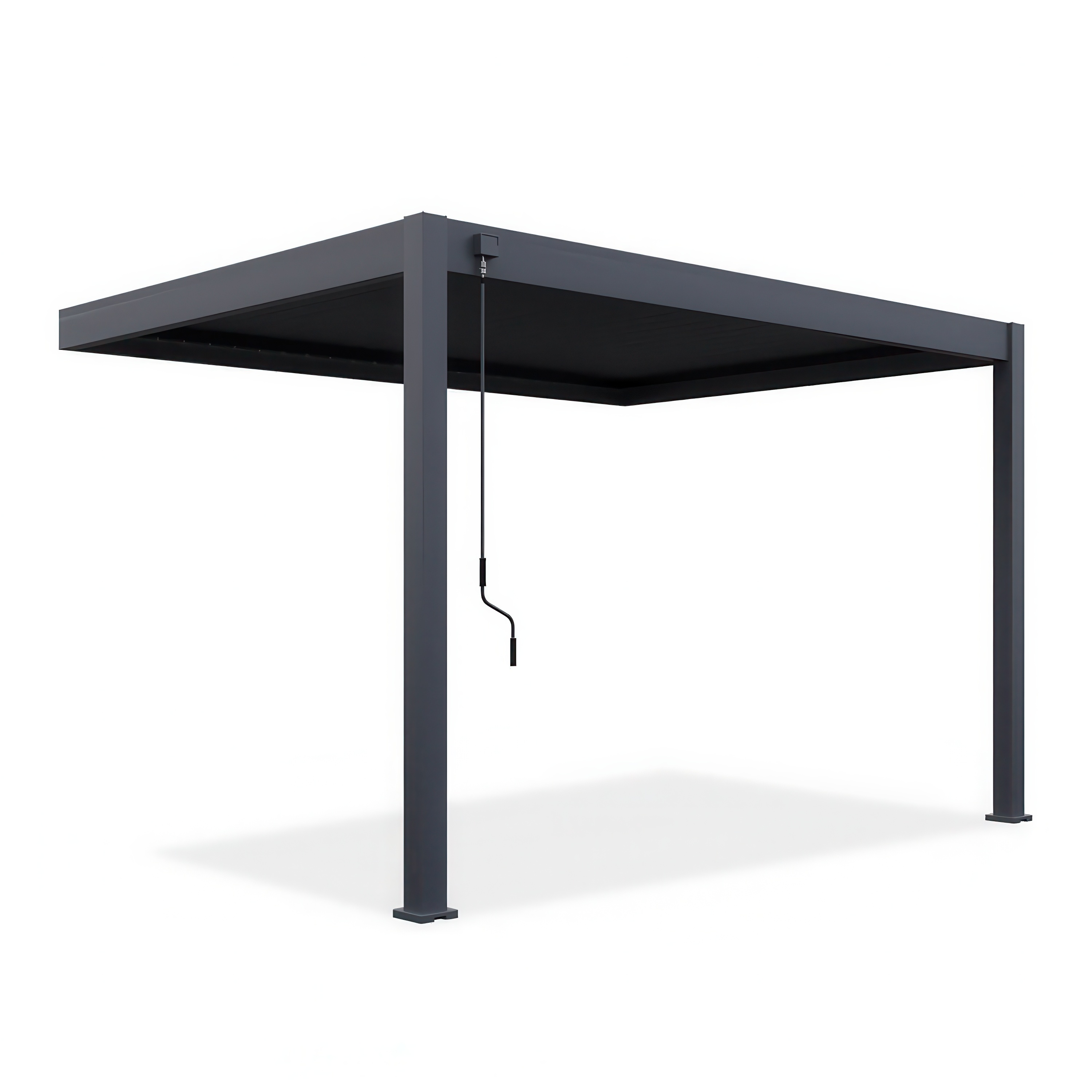 ELEGANCE WALL 3x4 Antracitová nástenná pergola - Gutroof