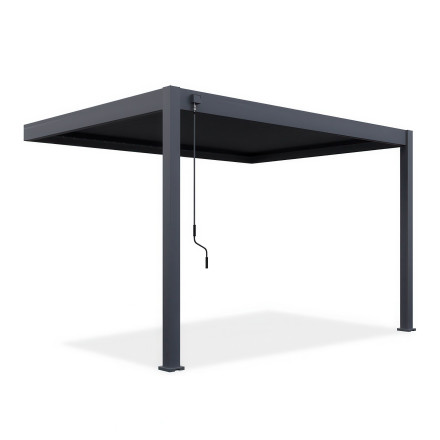 ELEGANCE WALL 3x4 Antracitová nástenná pergola - Gutroof