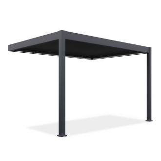 ELEGANCE WALL AUTOMATIC 3x4 Antracitová automatická pergola s osvetlením - Gutroof