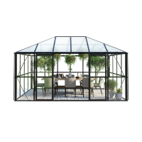 BROADWAY Black 436x295cm PC+ Sklenená zimná záhrada - Gutroof