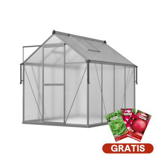 Polykarbonátový skleník Slide-In NEW 183x245cm Silver - Cultivo