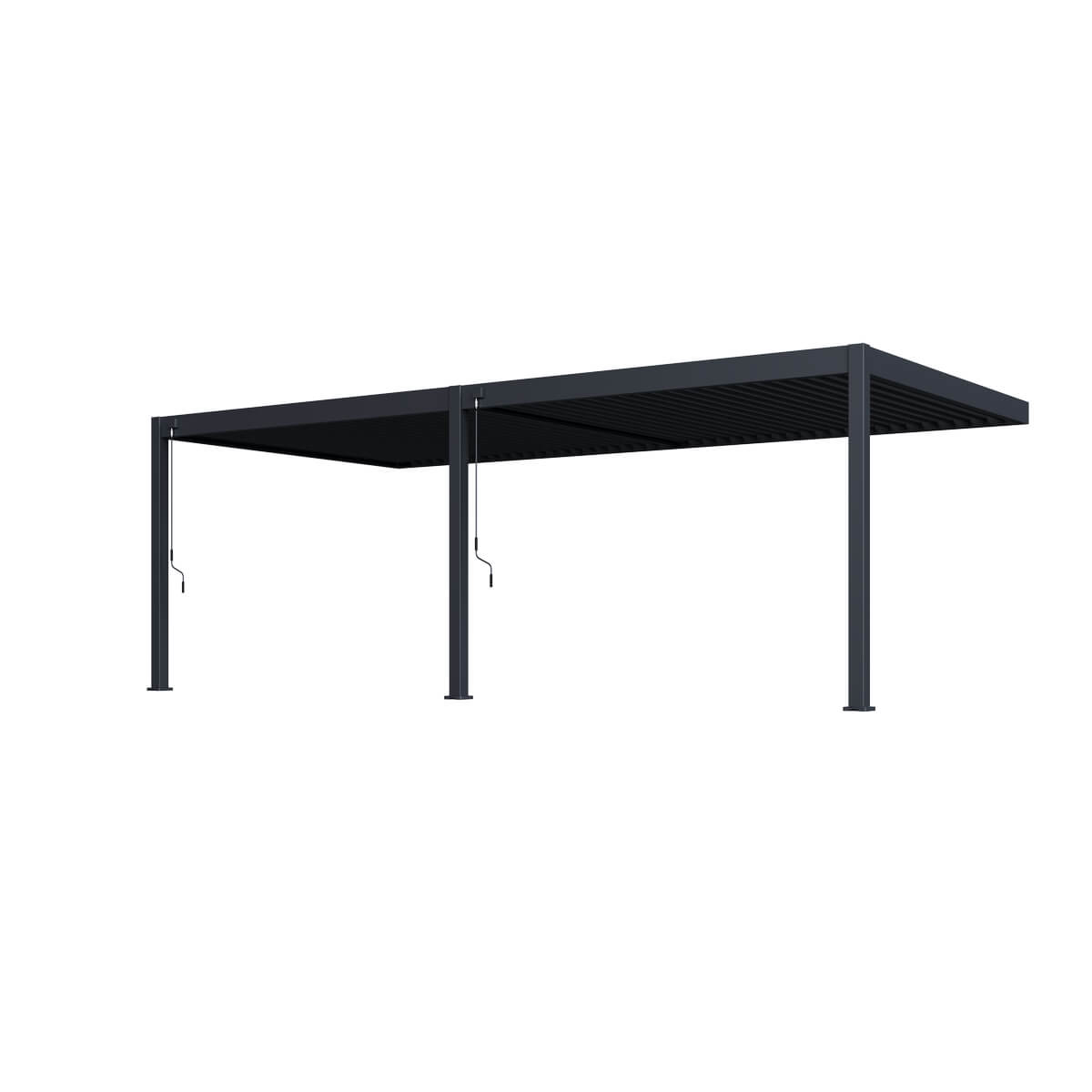 Prístenná pergola DELUXE Wall 3,6x7,2 Antracit - Gutroof