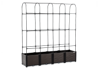 Vyvýšený záhon so stojanom Cultivo GROW ROUND SET L