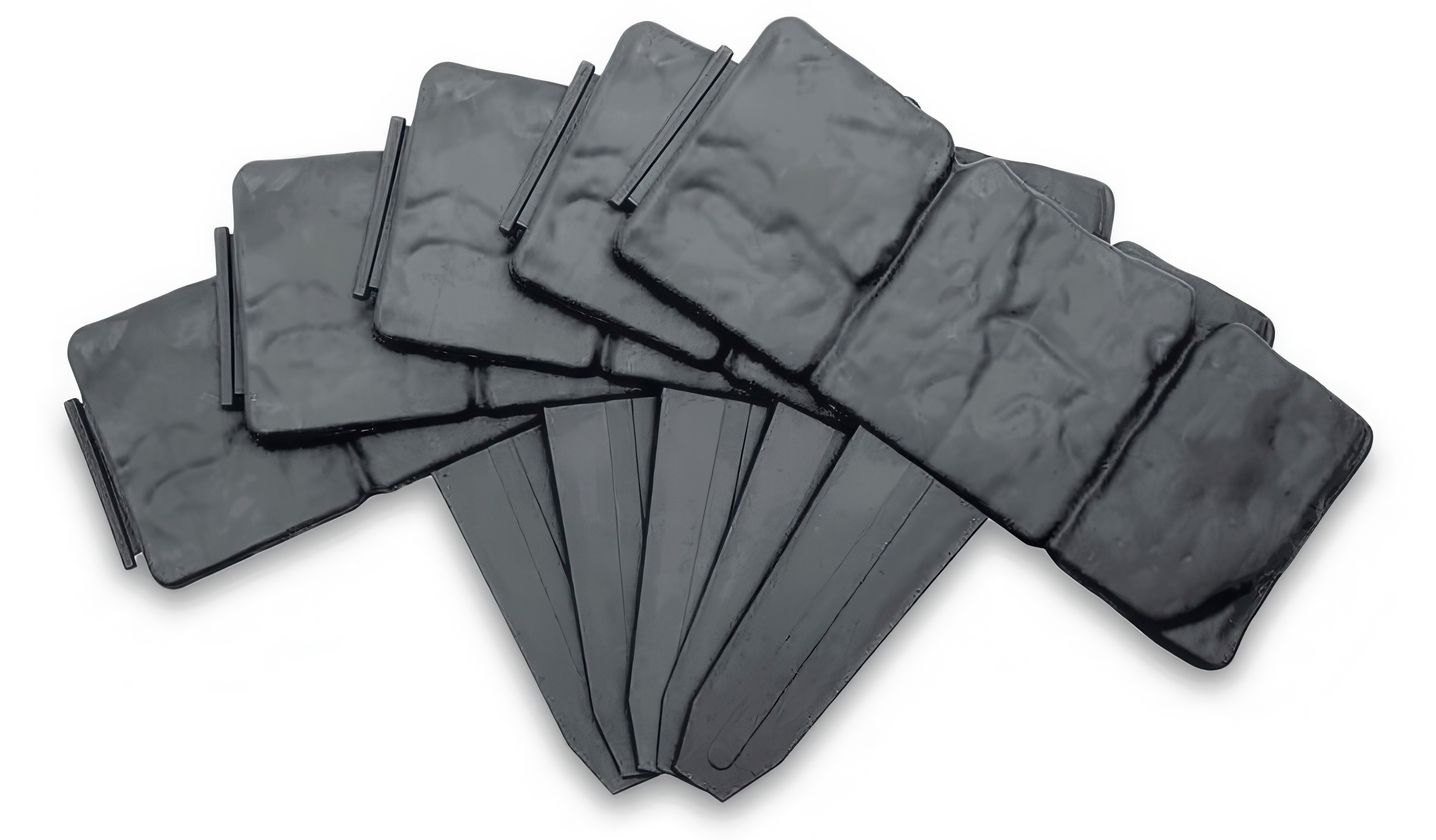 Plastové obruby trávnika 10 ks imitujúce kameň 25x23 cm - Cultivo