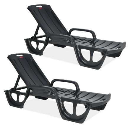 Lehátko FLORIDA Grafit 2ks - KETER