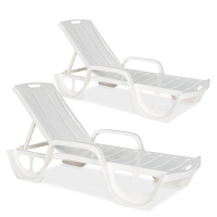 Lehátko FLORIDA biele 2ks - KETER