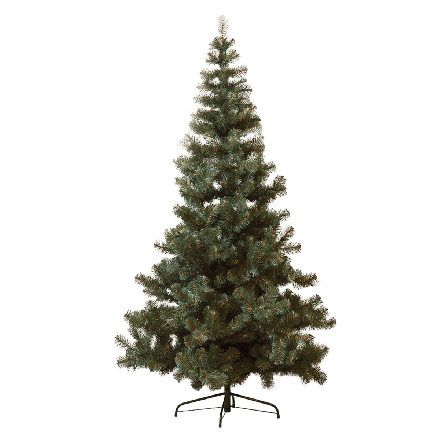 Sztuczne drzewko świąteczne ALABASTER z metalowym stojakiem wykonane z wysokiej jakości materiałów