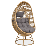 Technorattan otočné kreslo HOLIDAY Béžová