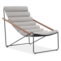 ART Svetlošedé terasové kreslo - Focus Garden