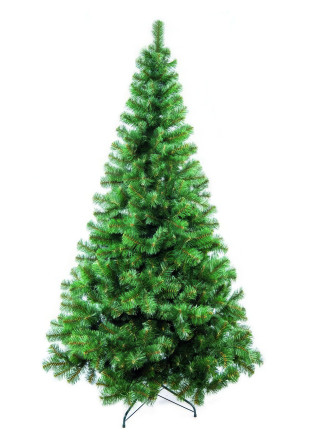 Umelý vianočný stromček borovica MoodMe Alabaster 240 cm na bielom pozadí