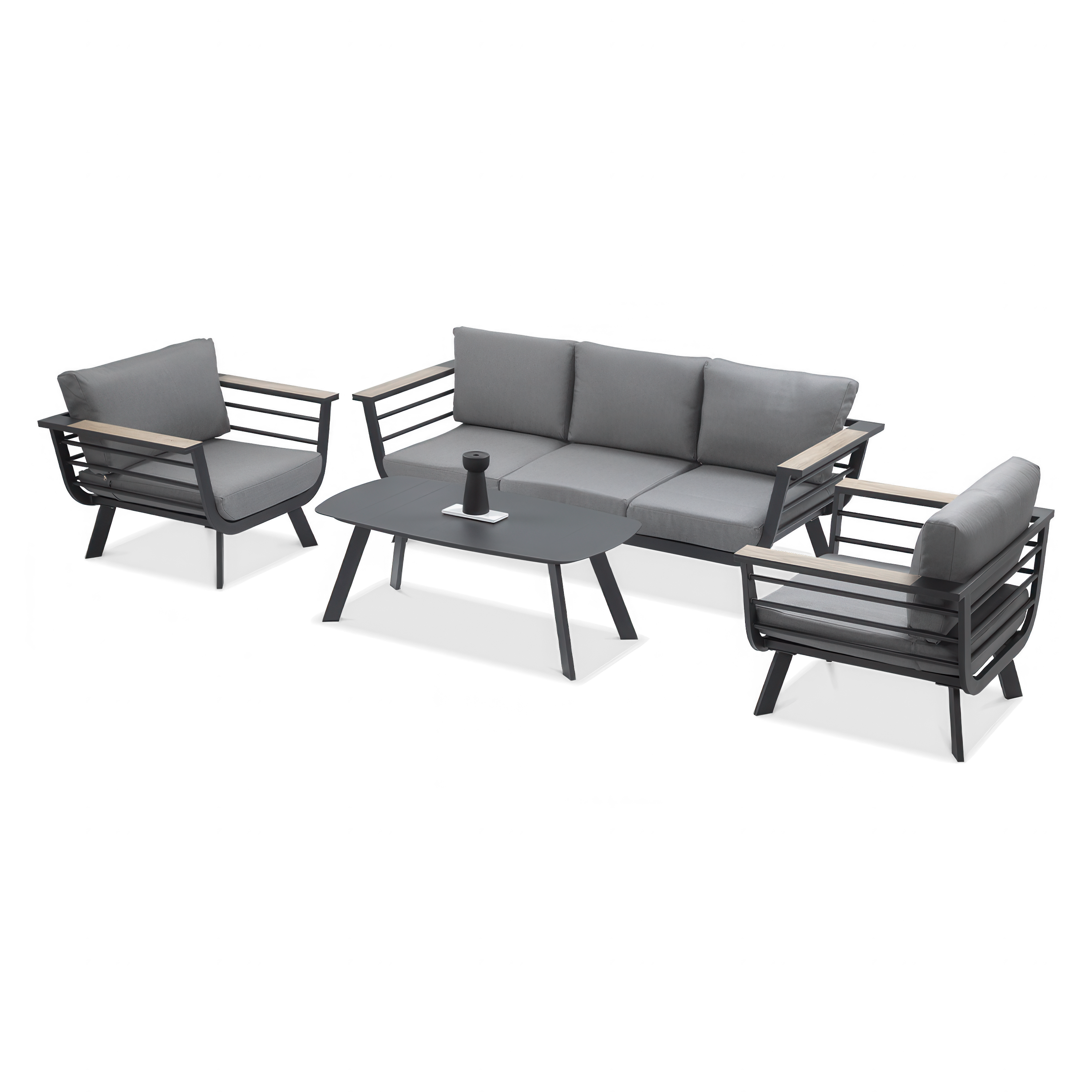 Záhradný set ASPEN CAFFE Grey - Furrore