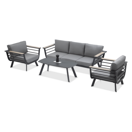 Záhradný set ASPEN CAFFE Grey - Furrore