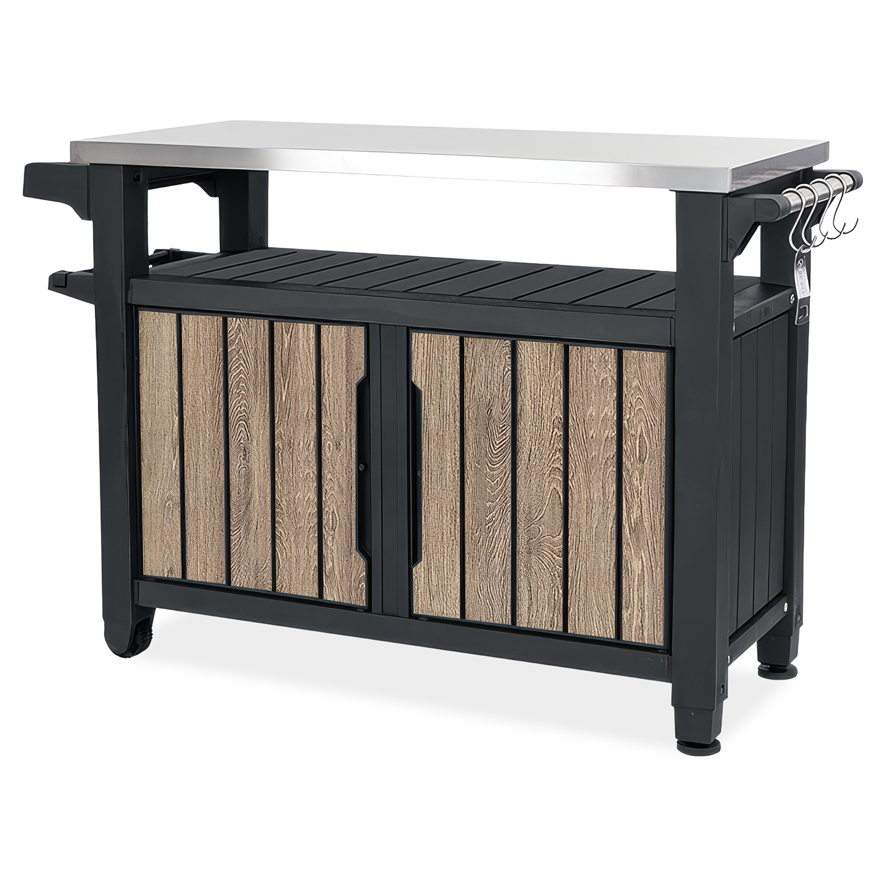 Záhradný bar s úložným priestorom DECO UNITY XL 207L Ashwood - Keter