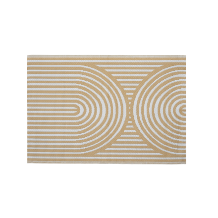 Exteriérový koberec na terasu 120x180 cm Beige - MOODME