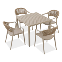 Záhradný set TESSA/BRIS Beige – Bjørkka