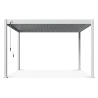 Hliníková terasa pergola DELUXE 3,6x4 White - Gutroof