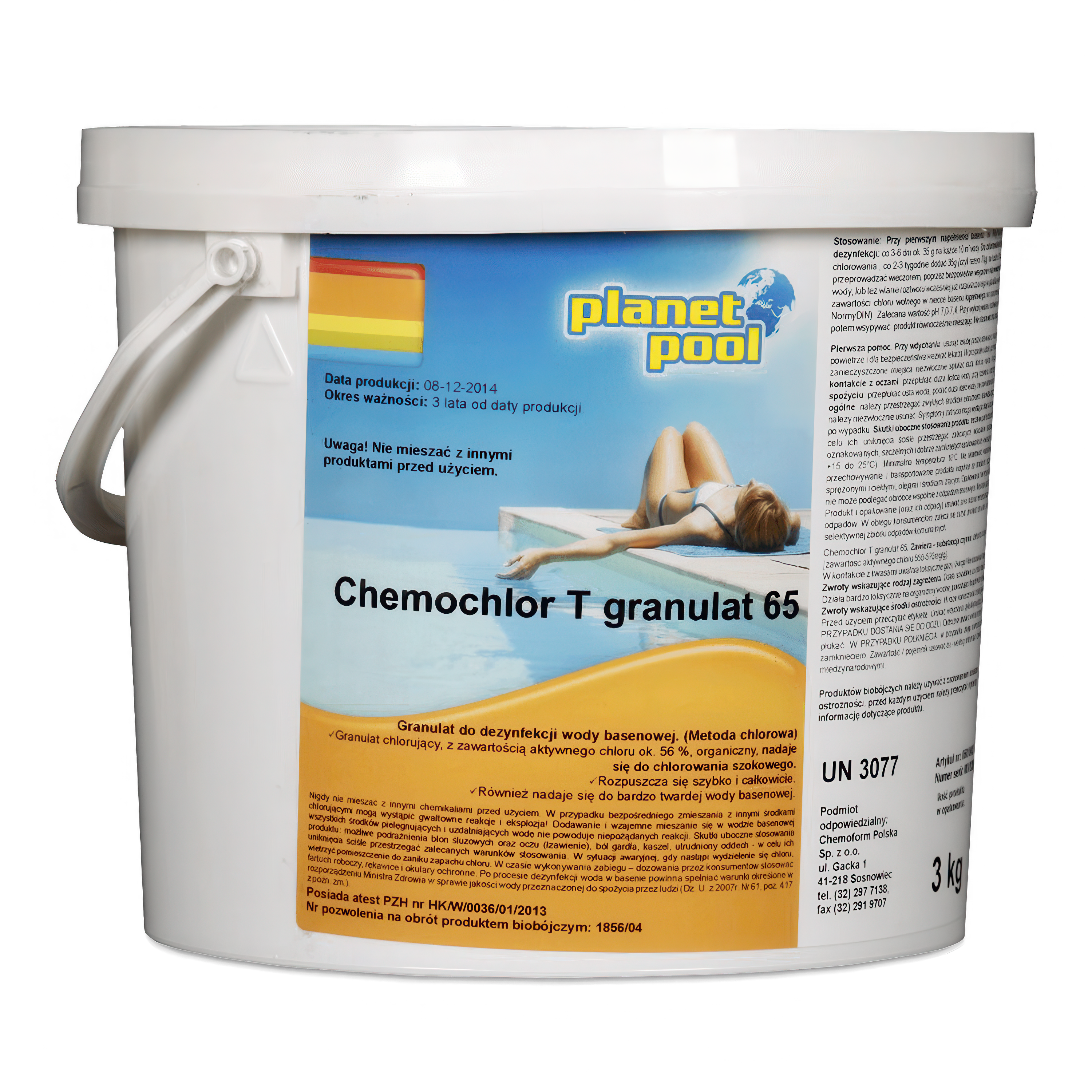 Chemochlor T granulát 65 3kg - CHEMOFORM
