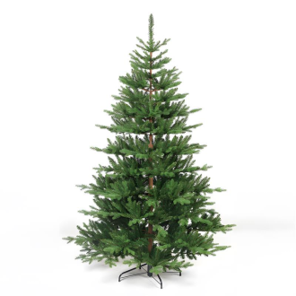 Umelý vianočný stromček SMREK COZY 210 cm s kovovým stojanom - MOODME