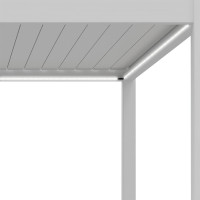 LED osvetlenie Gutroof pre pergolu 4 x 2 m, biele
